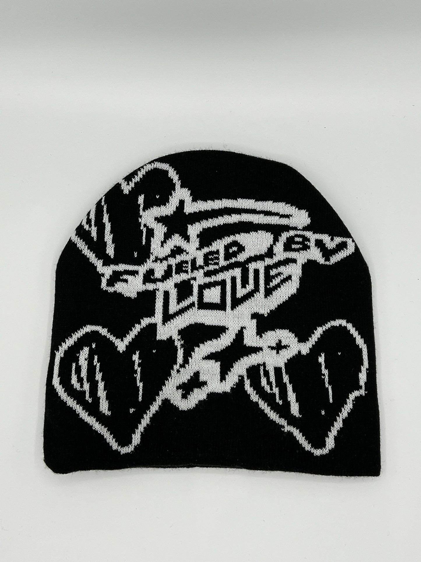 Fueled By Love Beanie - Black and White