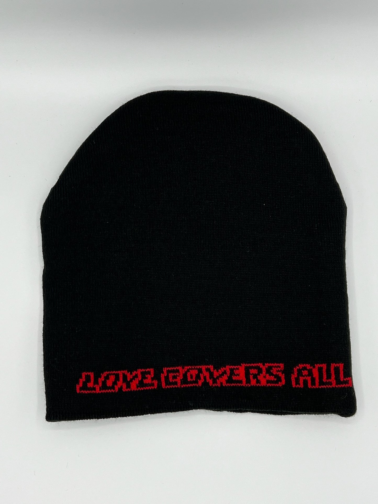 Fueled By Love Beanie - Black and Red