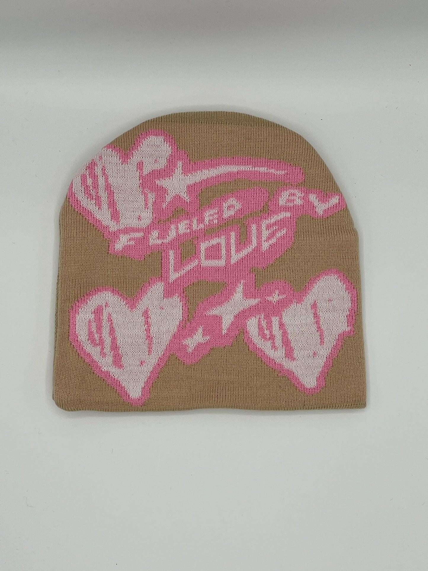 Fueled By Love Beanie - Pink