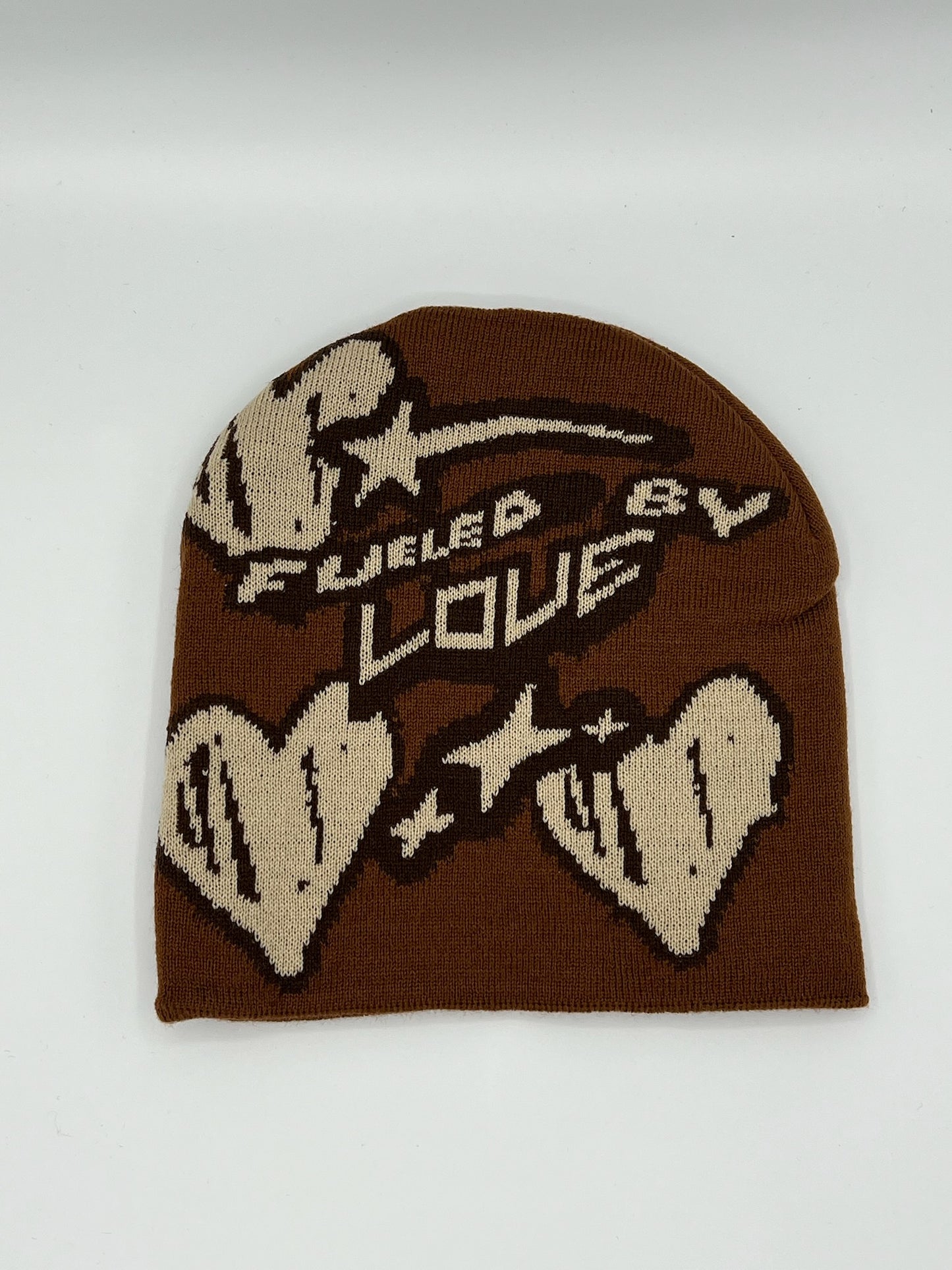 Fueled By Love Beanie - Brown