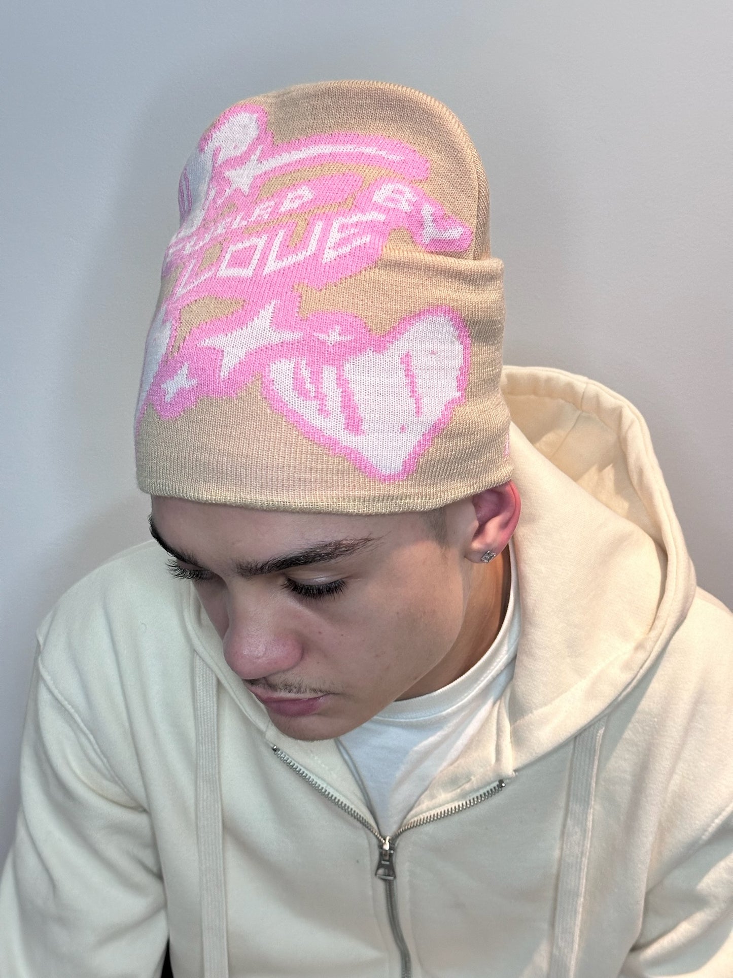 Fueled By Love Beanie - Pink