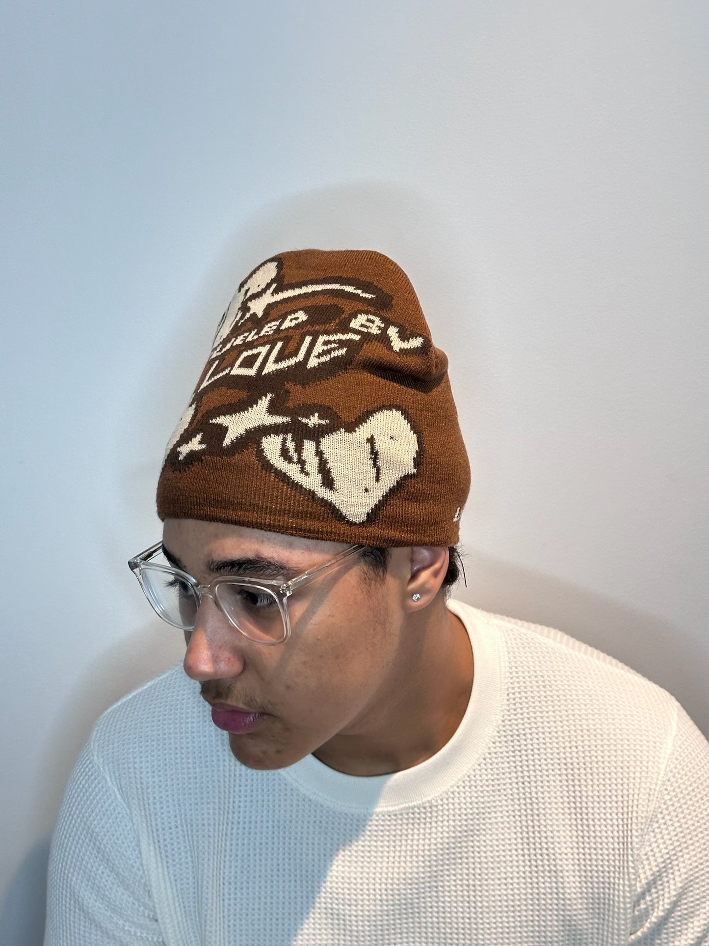 Fueled By Love Beanie - Brown